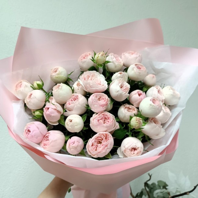 Букет цветов "Сердечко"